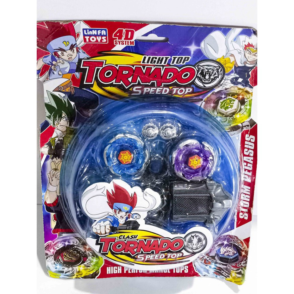 Bộ Con Quay Chiến Thần Vô Địch TORNADO Có Bàn Đấu Nado Beyblade Vô Cực Vòng Xoay Thần Tốc