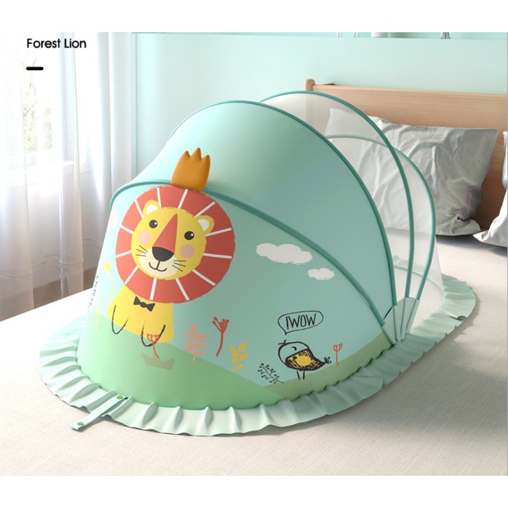 MÀN CHỤP ANIMAL GẤP GỌN CHỐNG MUỖI CHO BÉ/ MÀN NGỦ CHO BÉ