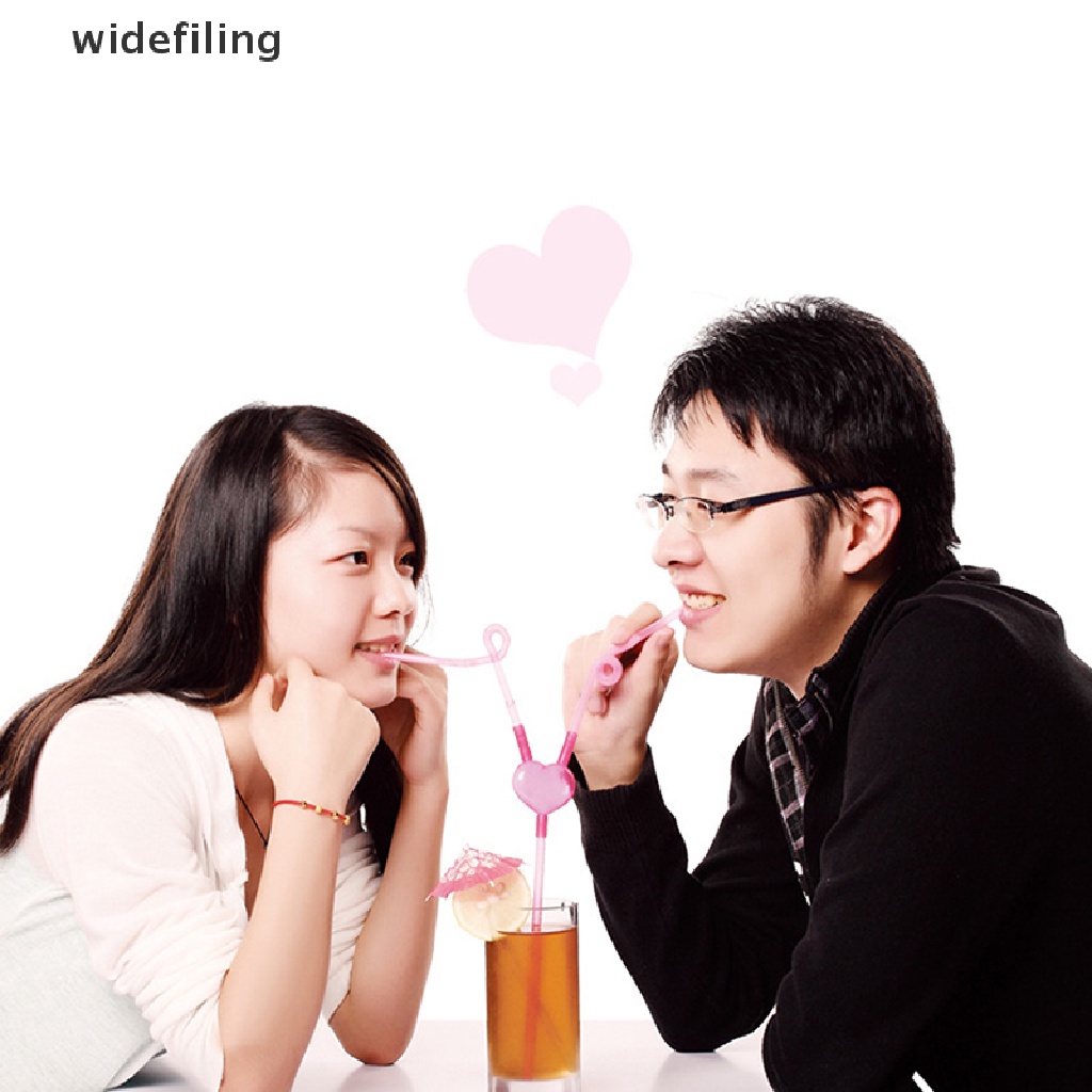 Ống hút dẻo kiểu trái tim độc đáo