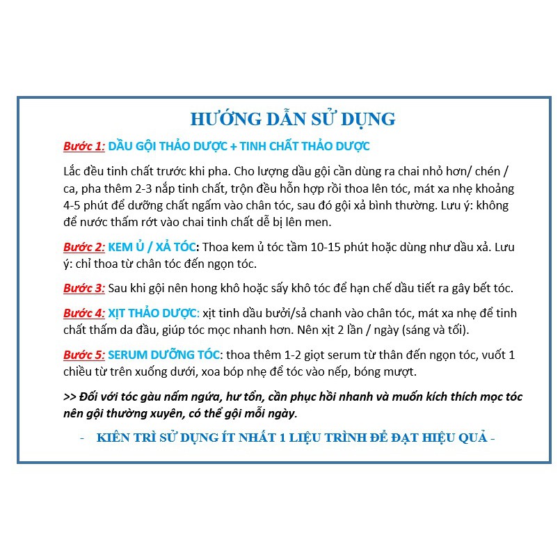 TINH CHẤT THẢO MỘC 100% THIÊN NHIÊN_cung cấp tinh chất cho tóc khỏe mạnh | BigBuy360 - bigbuy360.vn