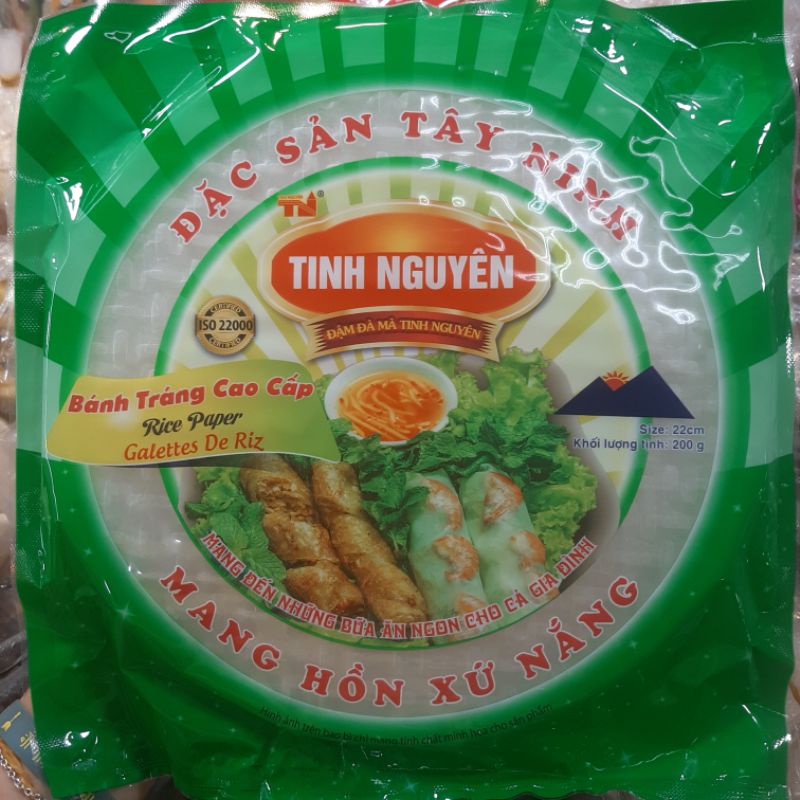 BÁNH TRÁNG TÂY NINH TINH NGUYÊN bịch 200gr