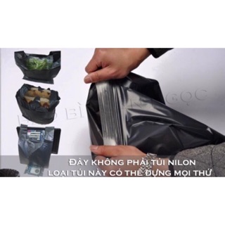 1kg túi nilong đen đựng rác, đóng các loại hàng (Hàng Loại 1)