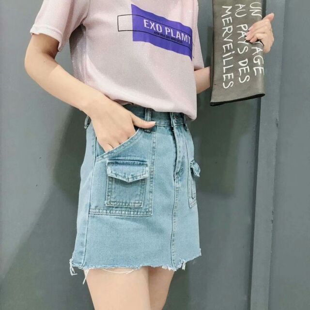 Xả chân váy jeans đồng giá 90k 90k 90k