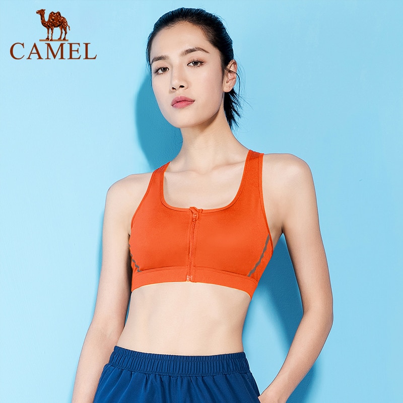 Áo Ngực Thể Thao Camel Thích Hợp Tập Yoga Chạy Bộ Dành Cho Nữ