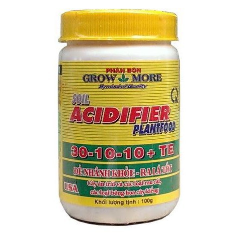 GrowMore NPK 30-10-10 +TE 100gr - Phân bón lá Grow More Đẻ nháng khỏe - Ra lá tốt