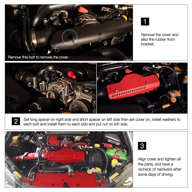 Vỏ Bọc Dây Đai An Toàn Ròng Rọc Cho Xe Hơi Subaru WRX STi 2002-2017