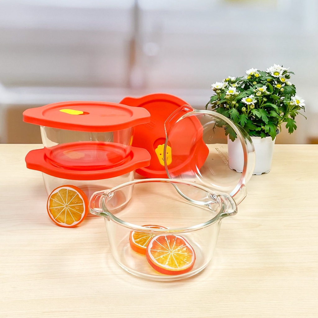 Hộp thủy tinh chịu nhiệt Lock and Lock 460ml, 760ml, hộp cơm thủy tinh, hộp đựng cơm văn phòng