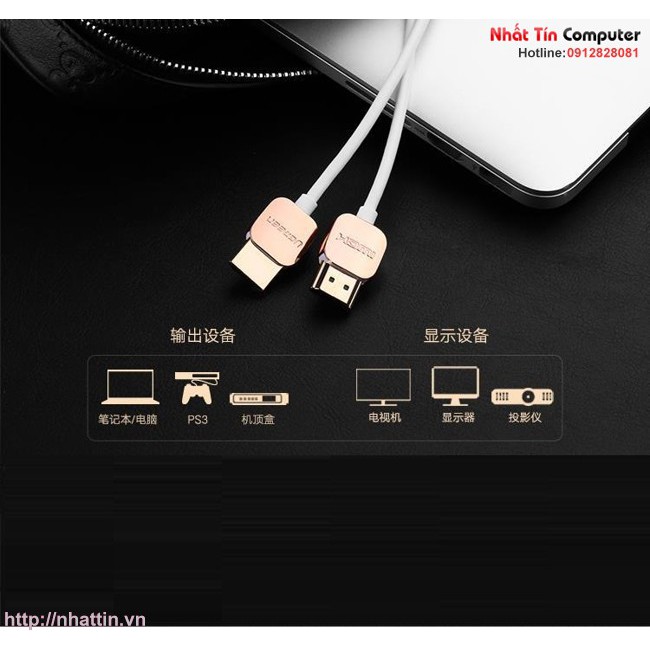 Cáp HDMI dài 1.5M chuẩn 2.0 Chính hãng UGreen 10475 cao cấp
