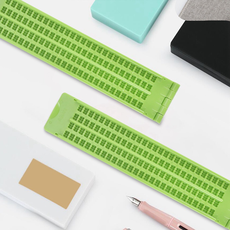 Bộ Bảng Viết Braille Slate Braille 4 Dòng 28 Ô (2)