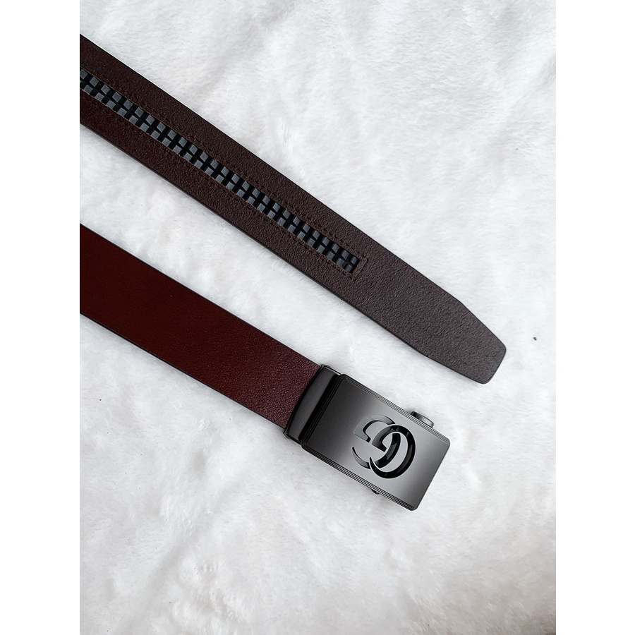 Thắt lưng da GG nhập khẩu italy dây nịt nam hàng cao cấp da bò 100% bản rộng 3.5cm