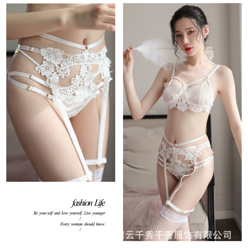 Váy ngủ sexy quảng châu cao cấp dáng cosplay đủ phụ kiên ren gợi cảm G43 | BigBuy360 - bigbuy360.vn