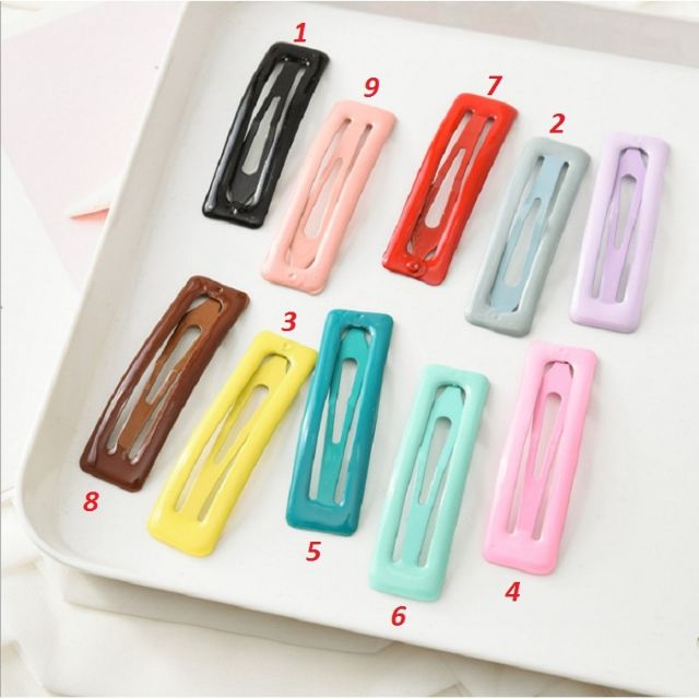 SET 2 KẸP BẤM MÁY NHIỀU MÀU