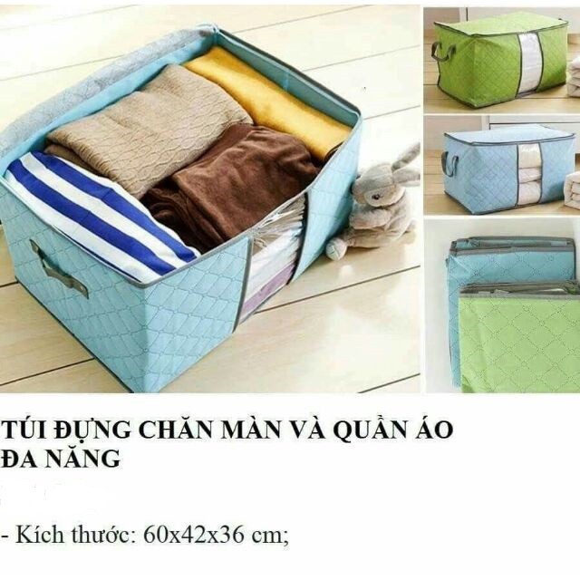 Túi đựng chăn màn dáng ngang 🍁FREESHIP🍁Túi đựng cỡ lớn