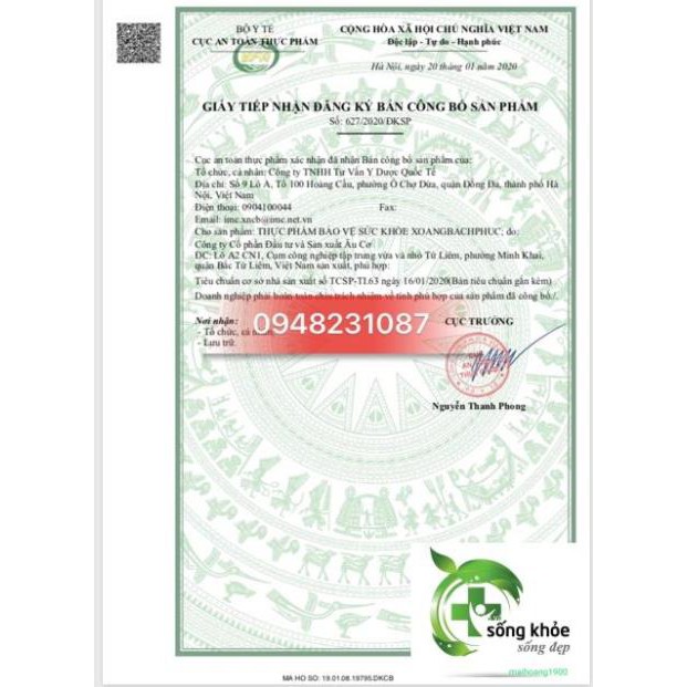 Xoang Bách Phục Combo 6 Hộp- Hỗ trợ điều trị viêm xoang mạn tính, viêm mũi dị ứng