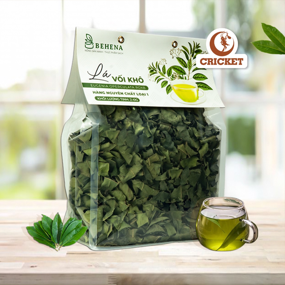 Trà Lá Vối Sấy Khô Behena - Túi 200g - Lá Vối Nếp Thanh Lọc Cơ Thể, Lợi Tiểu