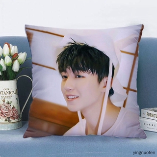 Wang Junkai Va Chạm Tùy Chỉnh Làm Quà Sinh Nhật Tùy Chỉnh Vỏ Gối Búp Bê tfboys diy Phòng Khách Xe Hơi Ngủ Trưa (Không Bao Gồm Ruột Gối