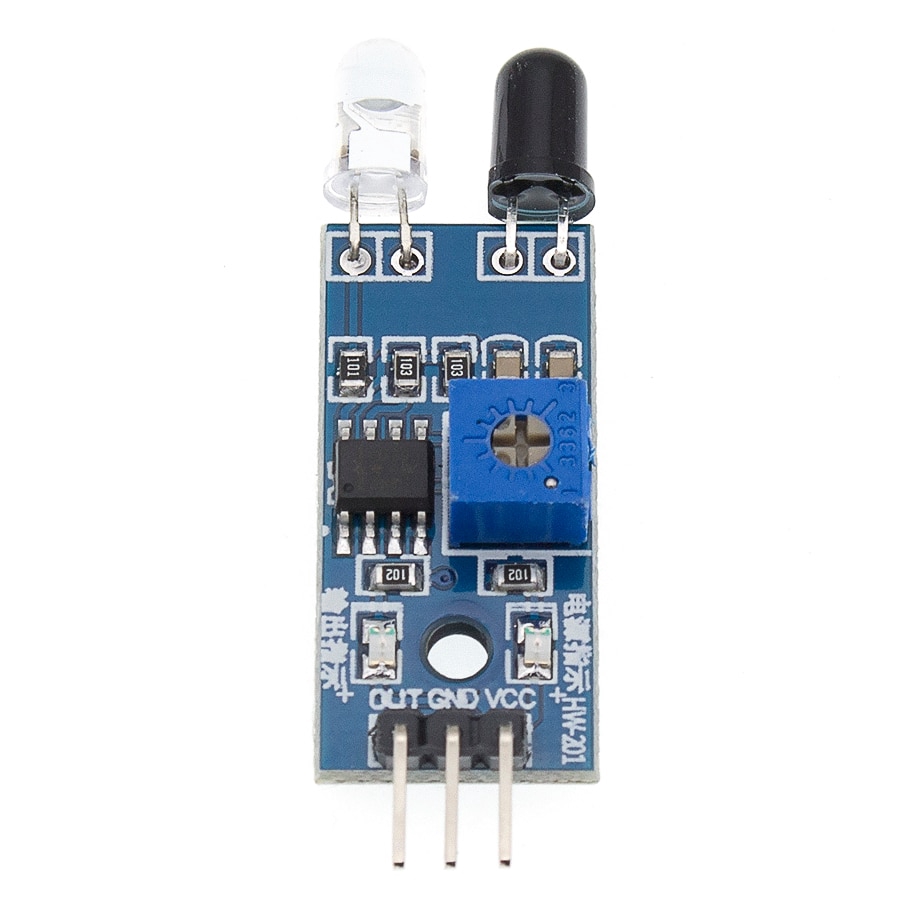 Ir Mô-Đun Cảm Biến Hồng Ngoại 3 Chấu Cho robot Xe Hơi Thông Minh arduino