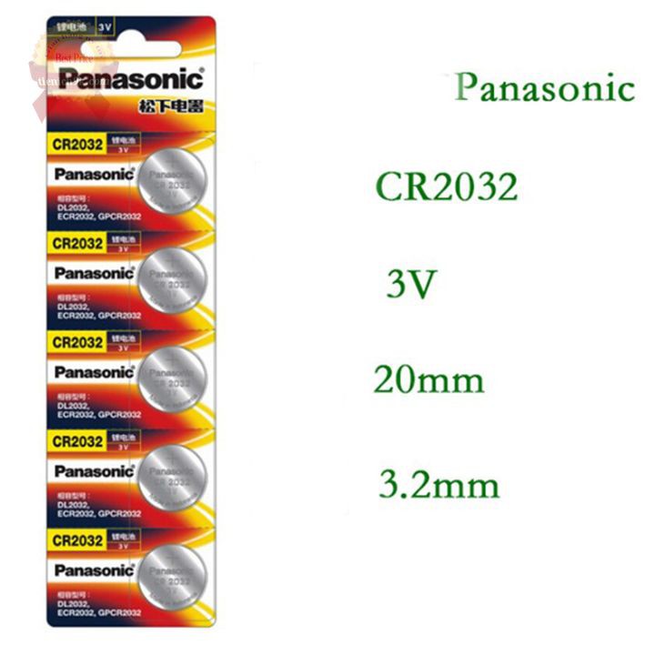 Pin Cmos CR2032 Panasonic cao cấp Indonesia – Pin cúc áo 3V dùng cho máy tính điều khiển từ xa
