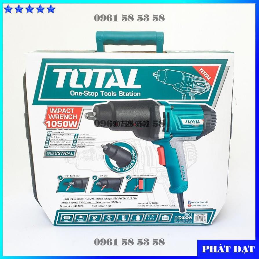 TOTAL MÁY VẶN BU LÔNG ĐIỆN 1050W TIW10101 - MÁY SIẾT BU LÔNG - THIẾT BỊ PHÁT ĐẠT