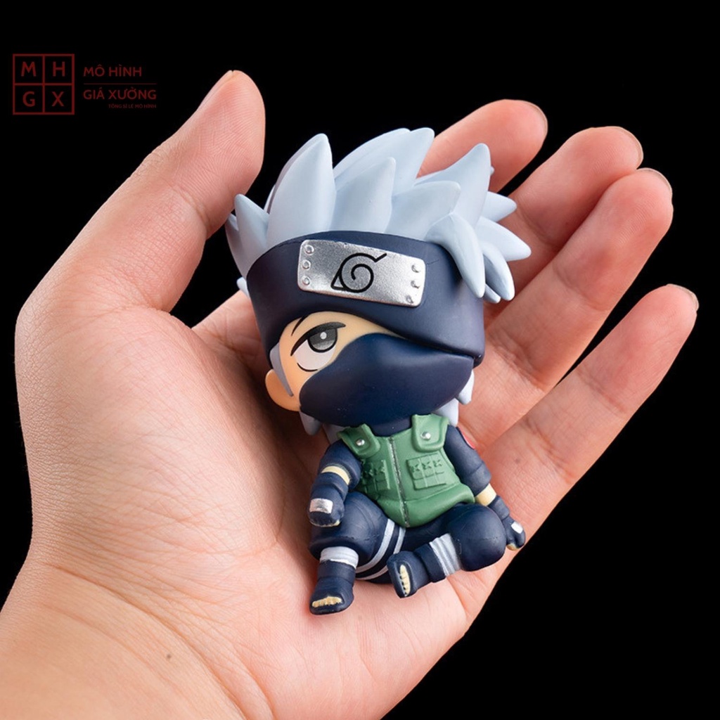 Mô hình Naruto chibi Naruto Kakashi Sasuke Itachi cao 9cm siêu dễ thương figure Anime naruto , figure mô hình giá xưởng