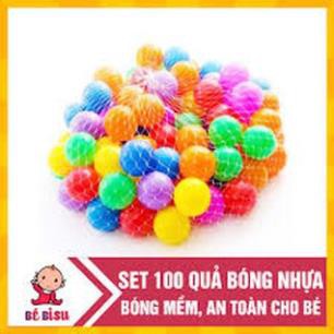 Set Bóng Nhựa Đồ Chơi Cho Bé, Bóng Nhựa Nhà Bóng, Hồ Bơi - An Toàn Cho Bé