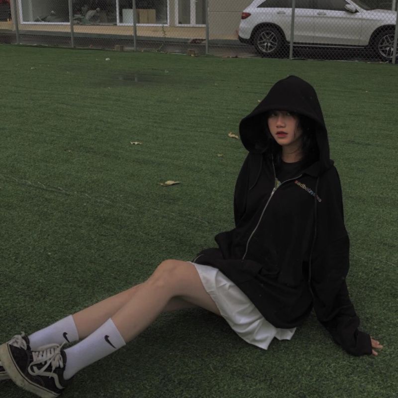 Áo khoác Sad boiz Sadboiz vibes Hoodie Zipper Khoác dây kéo sad boiz 12 màu full tag | BigBuy360 - bigbuy360.vn