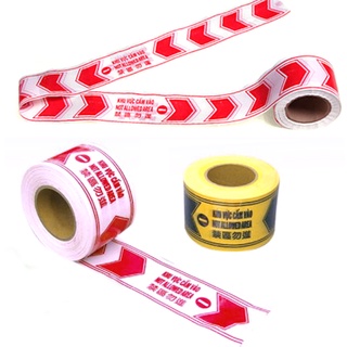 Khu vực cấm vào công trình cảnh báo an toàn