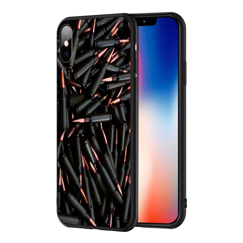 Ốp Lưng Họa Tiết Hình Đạn Độc Đáo Cho Iphone Xs Max Xr X 5s 6s 7 8 Plus