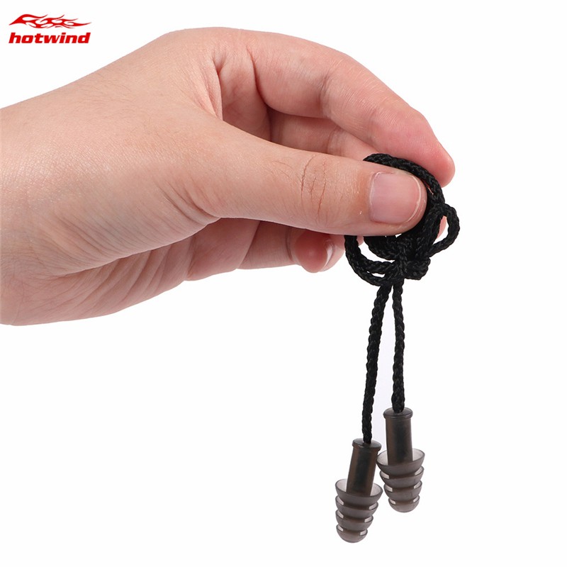 Set 2 Nút Bịt Tai Chống Nước Bằng Silicon