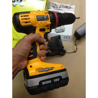 Máy khoan bắt vít wido 18v
