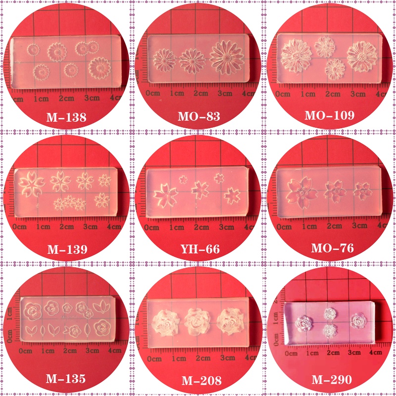 Khuôn Silicone Hình Hoa Năm Cánh 3D Chuyên Dụng Cho Làm Móng Nghệ Thuật