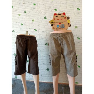 Quần lửng kaki nam túi hộp