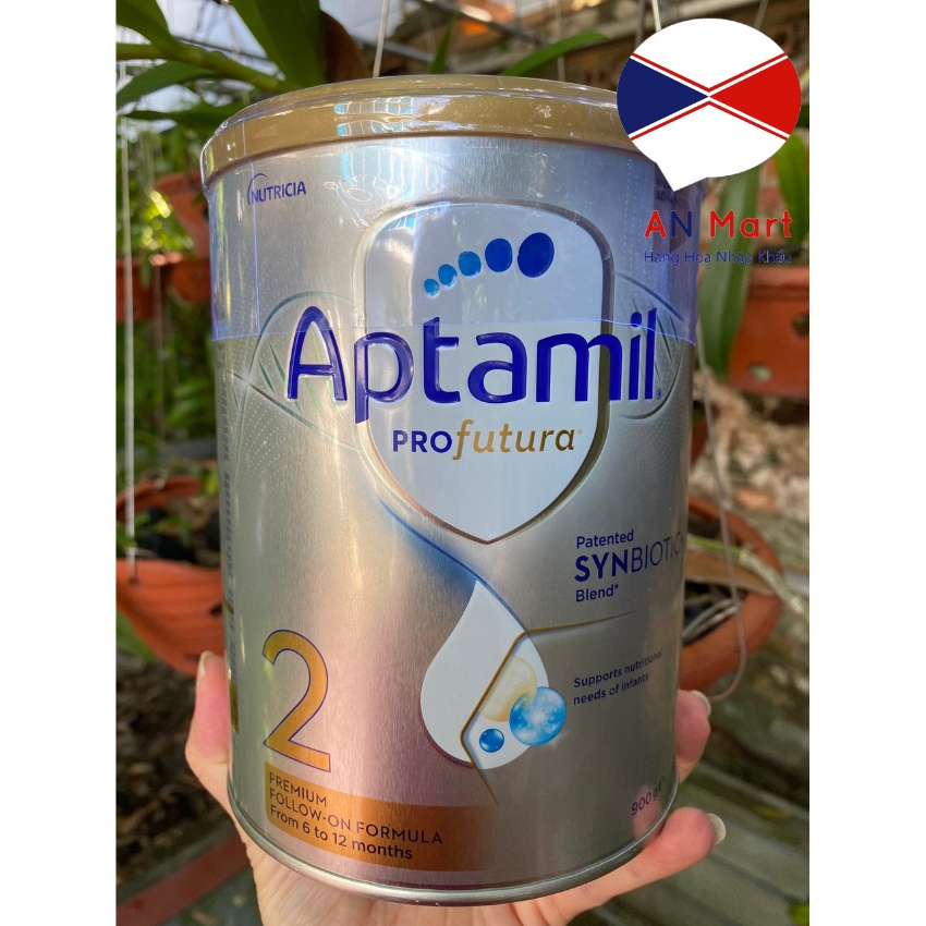 Sữa Aptamil ProFutura Úc Mẫu Mới Số 2, 3 ,1, 4  Hộp 900G Nhập Khẩu Nội Địa Australia Hàng Bay Air