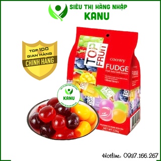 Kẹo dẻo mix 3 vị trái cây Top Fruit Fudge Thái Lan 320g (dâu, nho, xoài)