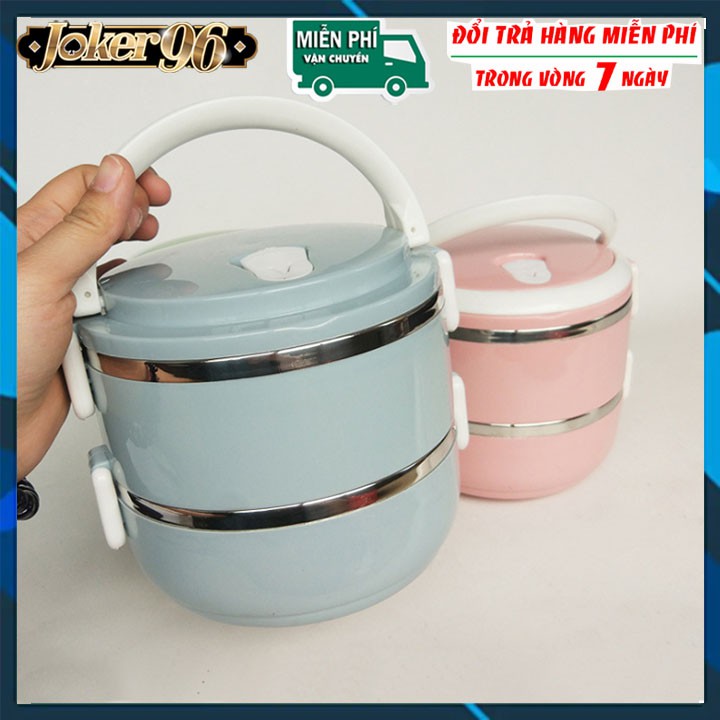 Hộp cơm giữ nhiệt lõi inox 2 tầng Lunch Box