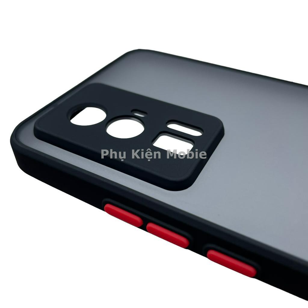 Ốp lưng cứng nhám mờ viền silicon bảo vệ camera cho Xiaomi Redmi K60/ K60 Pro