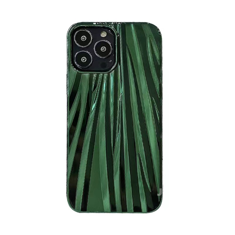Ốp Điện Thoại Vải Màu Xanh Lá Cao Cấp Cho Iphone 11 13 12 Pro Max X XS XSMAX