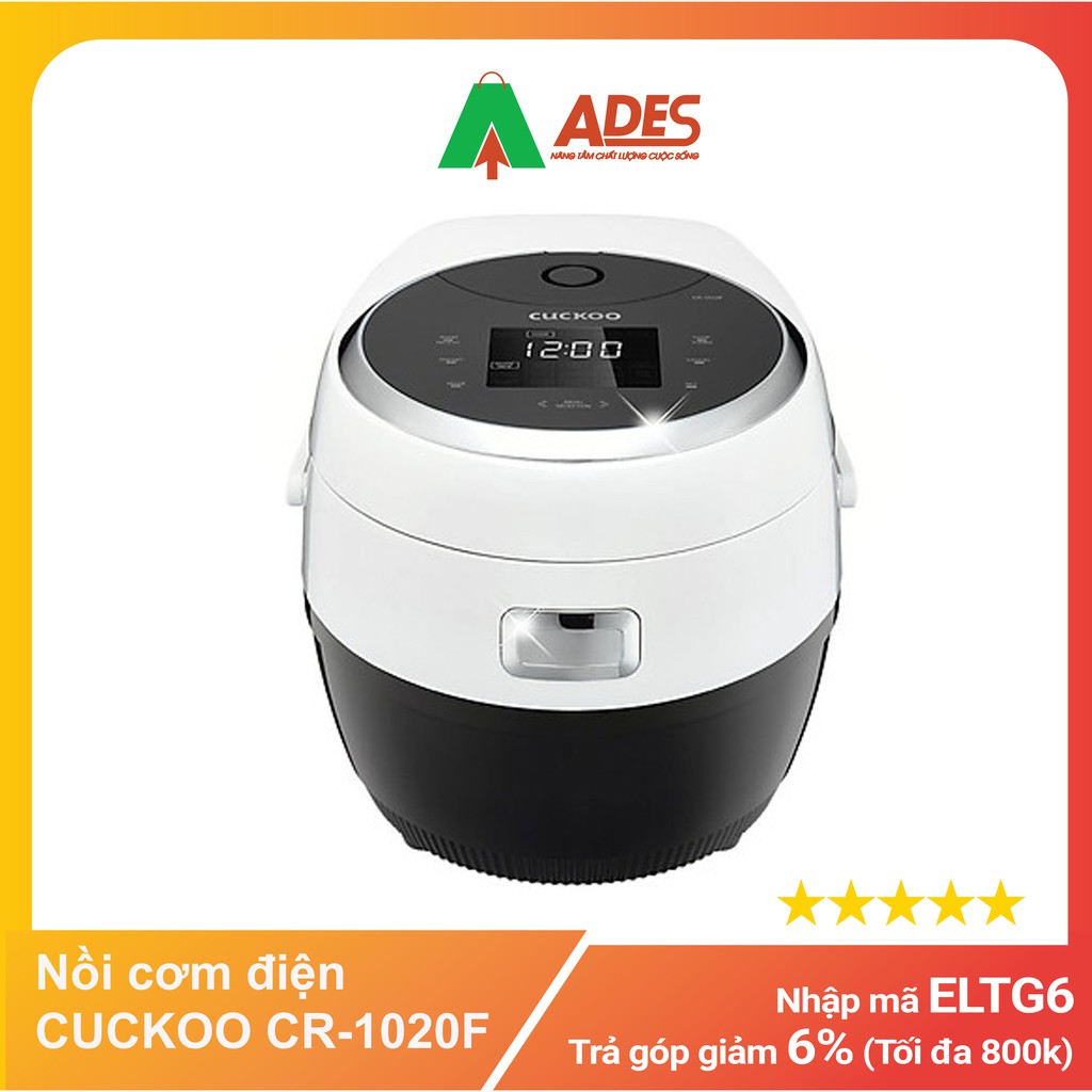 [Mã 154ELSALE2 giảm 7% đơn 300K] Nồi cơm điện CUCKOO CR-1020F 1.8 Lít - Bảo hành Chính hãng 12 Tháng