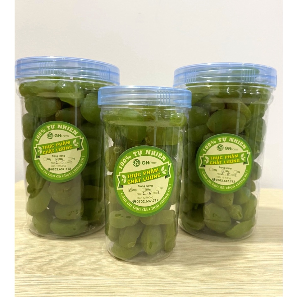 Ô Mai Đào Xanh Chua Ngọt Mứt Đào Xanh Giòn Ngon