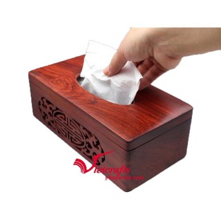 HỘP ĐỰNG GIẤY ĂN, HỘP GIẤY ĂN BẰNG GỖ HƯƠNG CAO CẤP [ ẢNH THẬT]