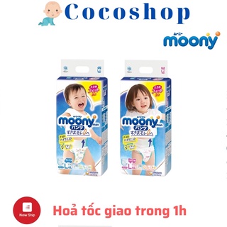 Tã quần/ Tã dán Moony size NB90/S84/M64/L54/M58/L44/XL38/XXL26