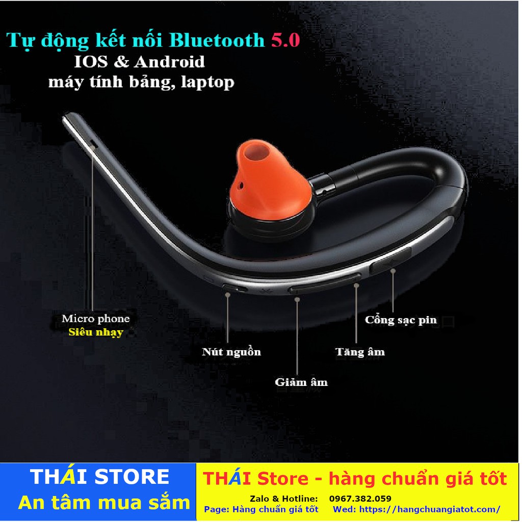 Tai nghe cao cấp Remax, model: RB - T39, tự động kết nối Bluetooth 5.0, chống ồn cực tốt -  -bảo hành 6 tháng