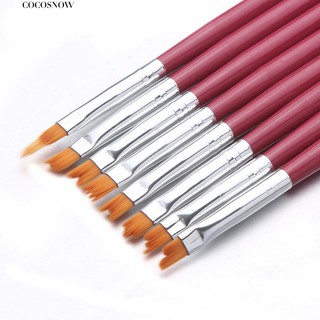 Bộ 8 cây cọ vẽ móng nghệ thuật