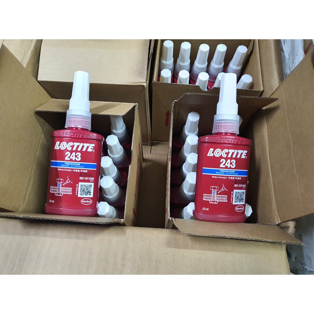 Shop yêu thích Keo khóa ren Loctite 243,Hàng chính hãng, khóa bulong,, chai 50ml