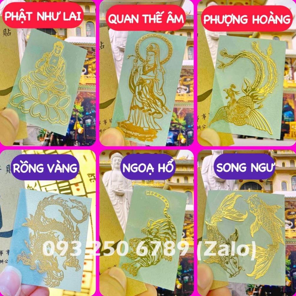 [SẴN HÀNG] Linh Phù Miếng dán điện thoại QUAN THẾ ÂM - SONG NGƯ - HỔ - RỒNG - PHƯỢNG - PHẬT THÍCH CA nhiều hình khác