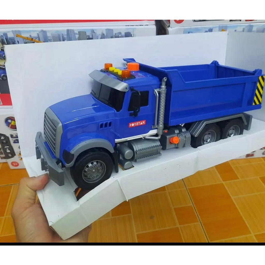 Xe tải chở hàng - xe mô hình cỡ lớn có âm thanh và đèn hãng Toystar