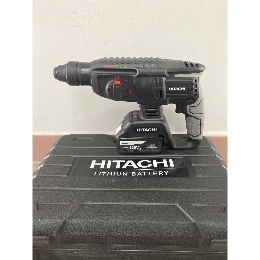 Máy khoan đục bê tông Hiatchi, 3 chức năng, không chổi than, 2 pin 10cell, bảo hành 12 tháng