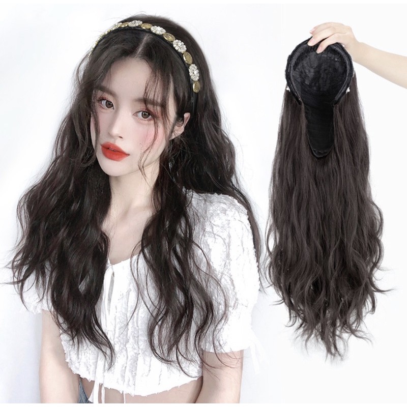 tóc giả kẹp U KÈM BĂNG ĐÔ 🥰 mẫu mới