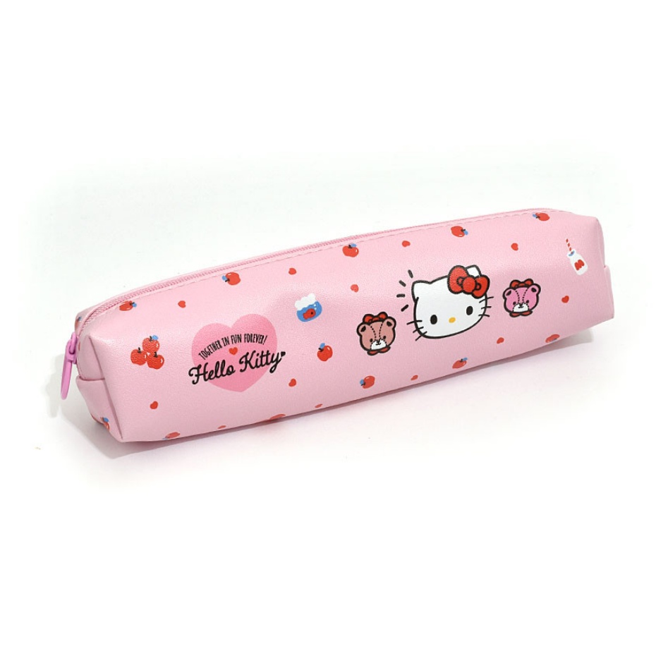 SANRIO Túi Đựng Bút Chì 5 Ngăn Dáng Vuông In Hình Kuromi / MyMelody / Cinnamoroll / PompomPurin / HelloKitty