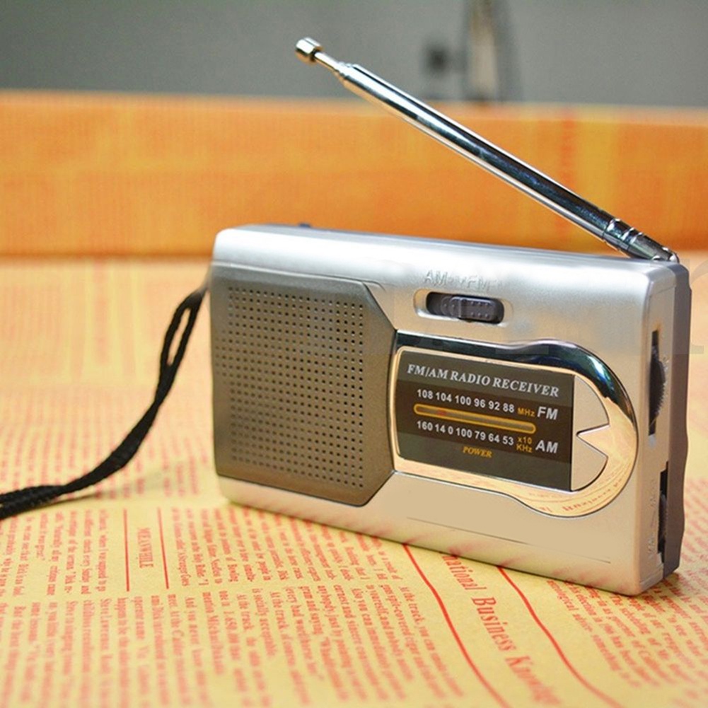 Radio Mini Am / Fm Bỏ Túi Dc 3v